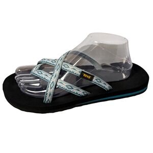 Teva Olowahu Sandals Sari Ribbon Gray Mist Size 10 Strappy Comfort